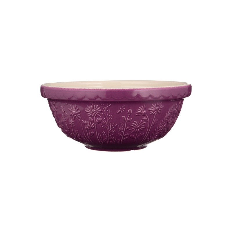 Mason Cash In The Meadow Mixing Bowl 26cm - Daisy Purple