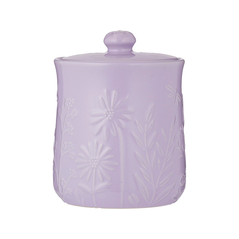 Mason Cash In The Meadow Storage Jar - Lilac 15x11.5cm / 800ml