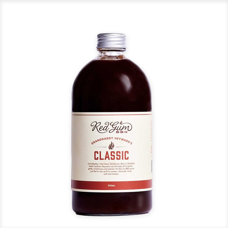Red Gum BBQ Granddaddy Heywards Classic Sauce 500ml