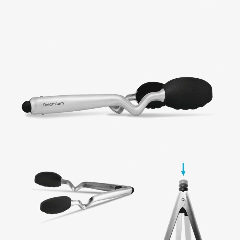 Dreamfarm Clongs Tong Small 23cm - Black