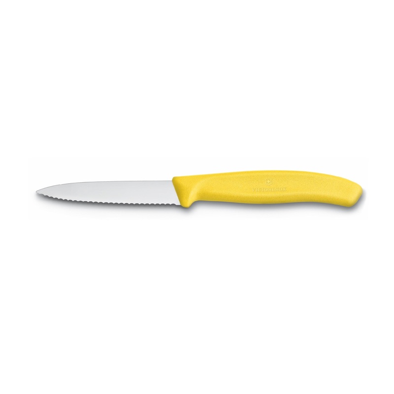 Victorinox Paring Knife 8cm Serrated - Yellow