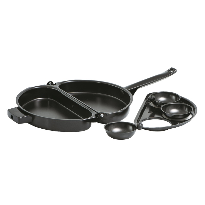 Avanti Nonstick Omelette Pan With Removable Egg Poacher