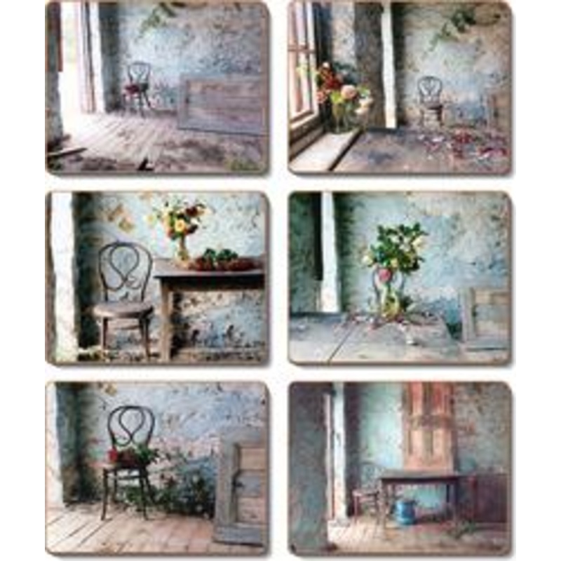 Cinnamon 'Blue Room' Coasters Set of 6