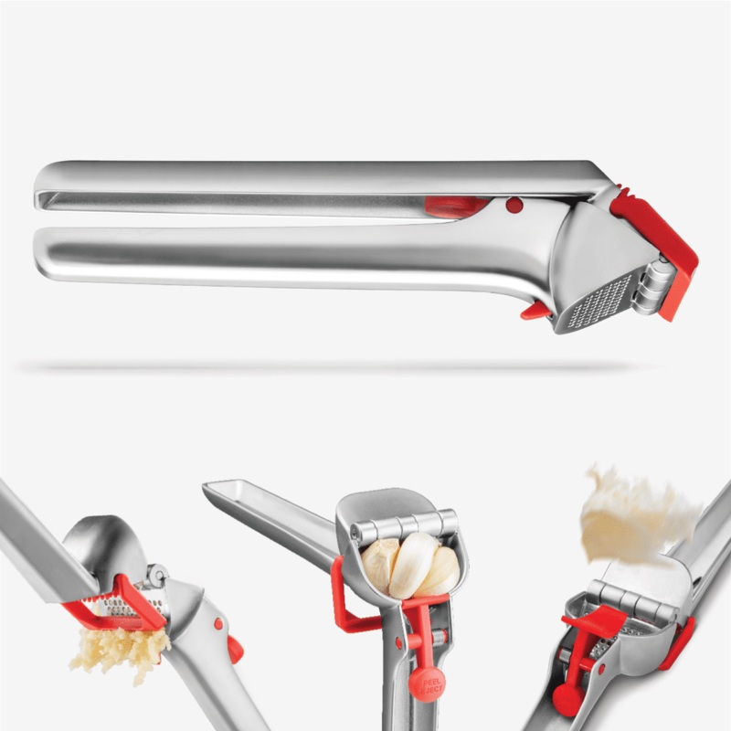 Dreamfarm Garject Garlic Crusher - Fire Truck Red