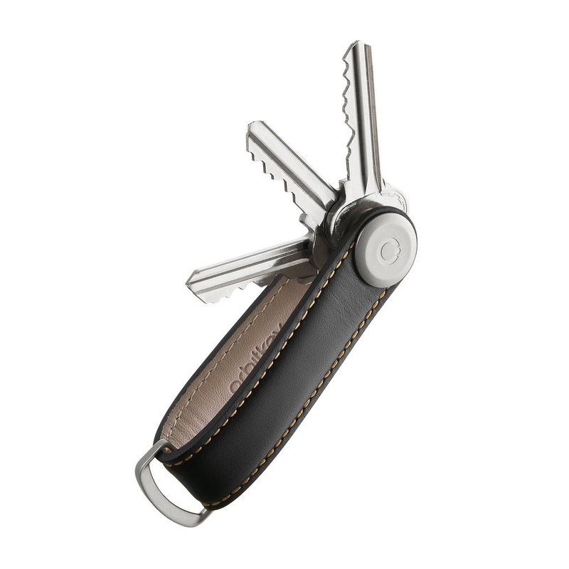 Orbitkey 2.0 Leather - Black / Tan