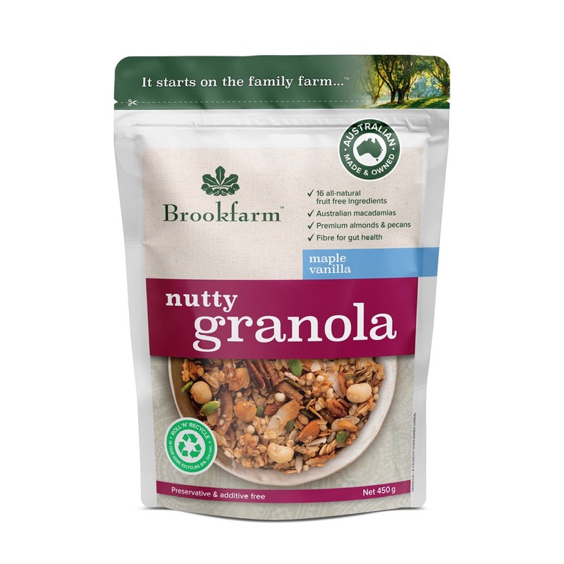 Brookfarm Nutty Granola 450g - Maple Vanilla