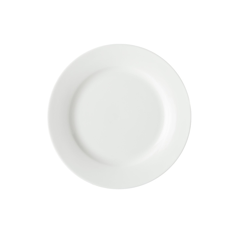 MW White Basics Rim Entree Plate 23cm