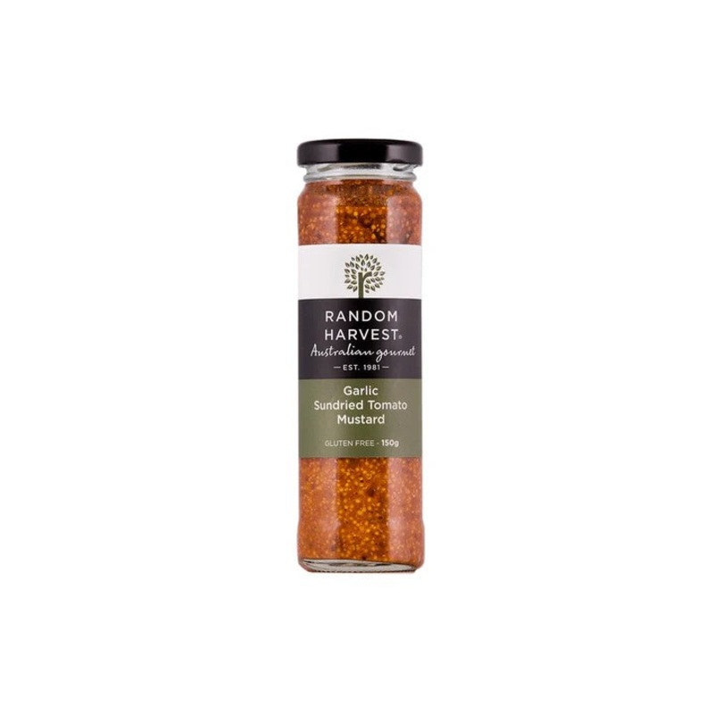 Random Harvest Garlic Sundried Tomato Mustard 150gm