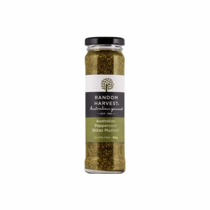 Random Harvest Peppercorn Shiraz Mustard 150gm