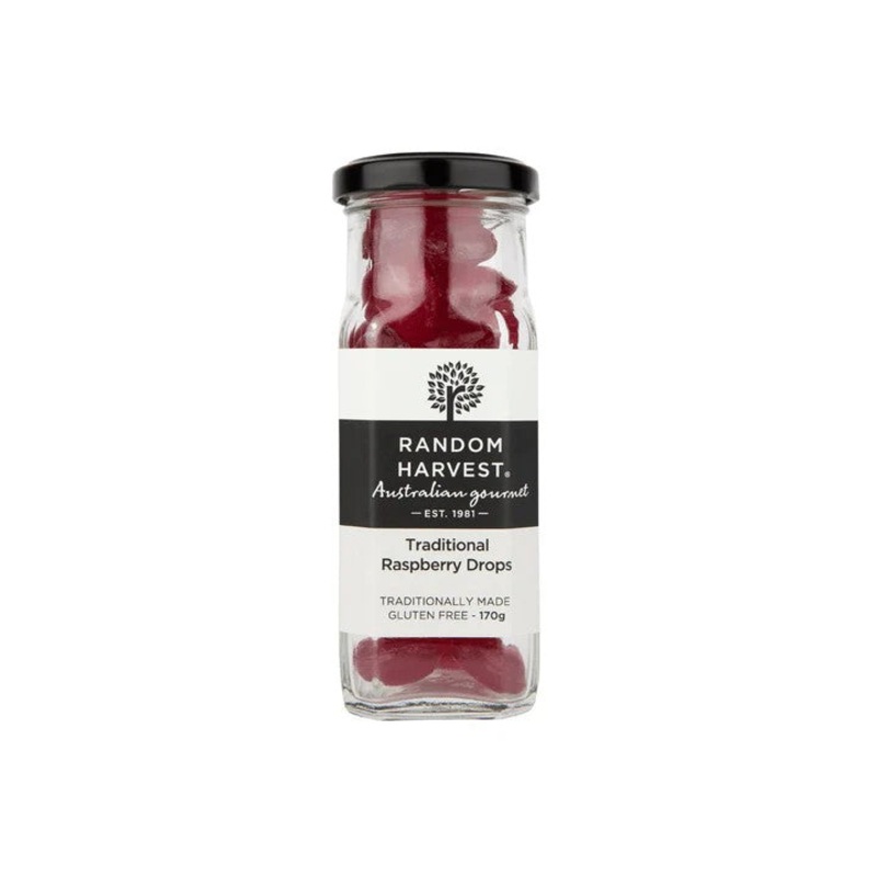 Random Harvest Traditional Raspberry Drops 170gm
