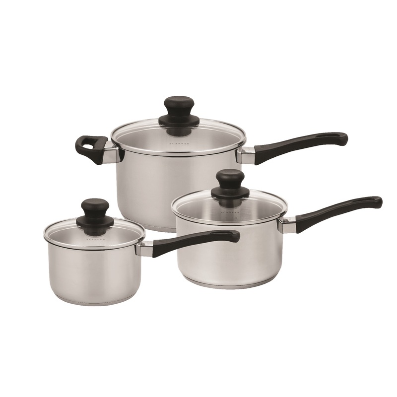 Scanpan Classic Inox 3pc Saucepan Set
