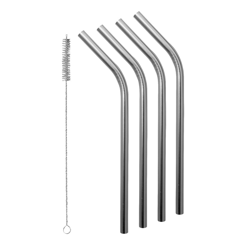 Avanti Stainless Steel Smoothie Straws - Set of 4