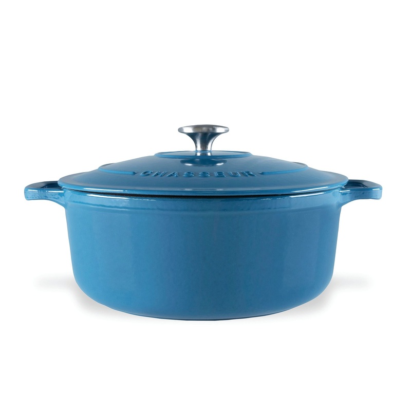 Chasseur Round Casserole 26cm / 5.0lt - Sky Blue