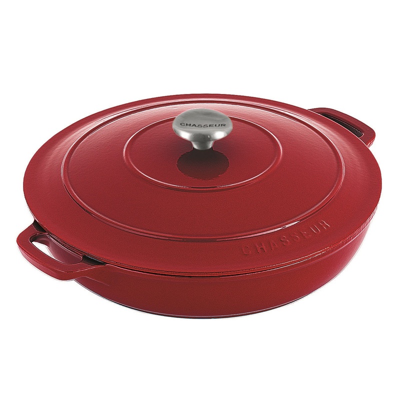 Chasseur Round Casserole 30cm / 2.5lt - Federation Red