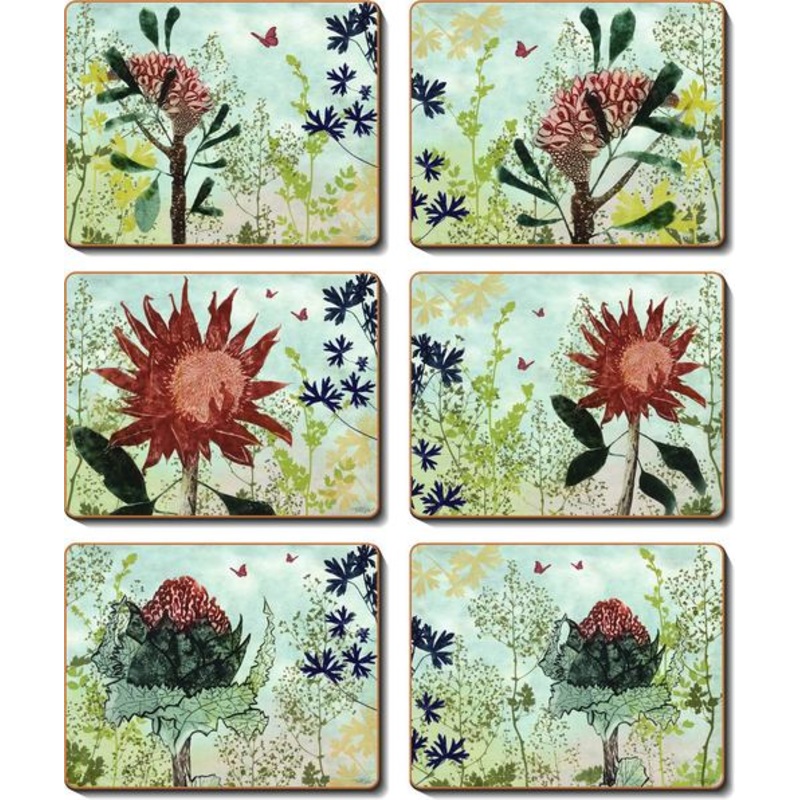 Cinnamon 'Flourish' Placemats Set of 6