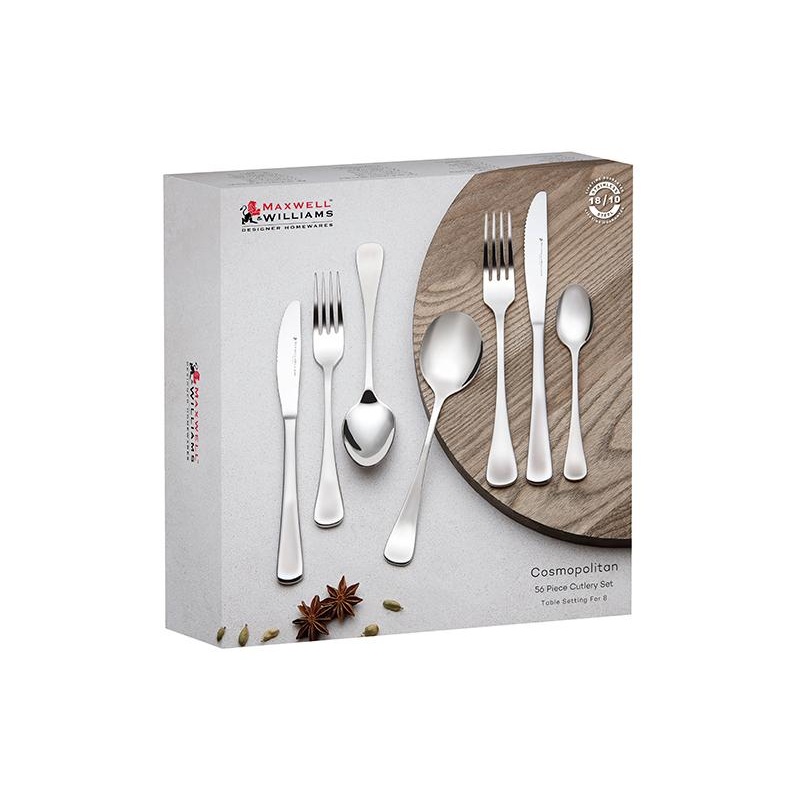 MW Cosmopolitan 56pc Cutlery Set Gift Boxed