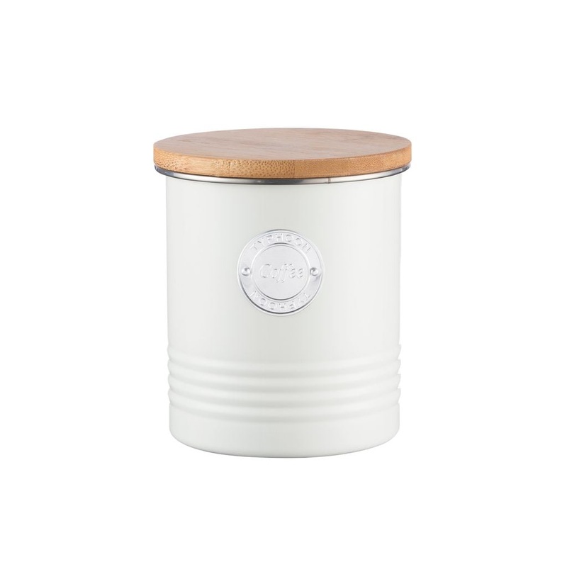 Typhoon Living Coffee Canister 1lt - Cream