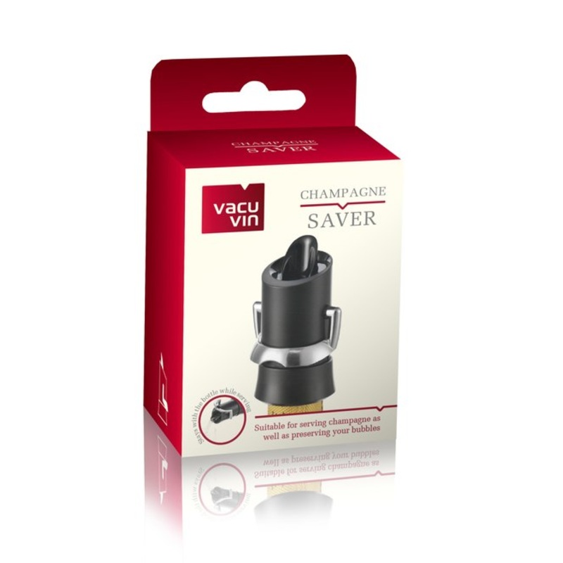 Vacu Vin Champagne Saver - Black