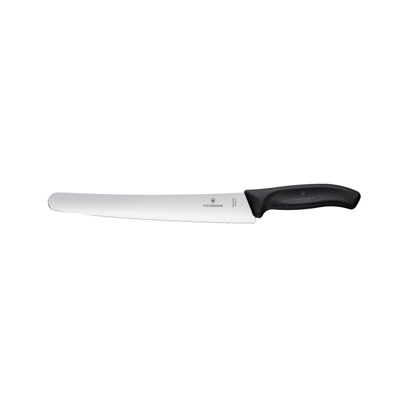 Victorinox Pastry Knife Serrated 26cm - Black