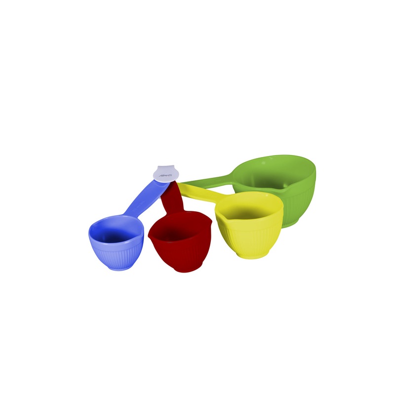 Avanti Ribbed Measuring Cups - Primary Colours