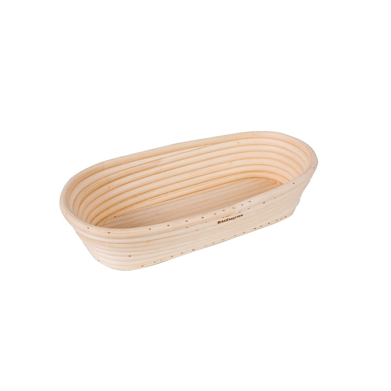 Bakemaster Proving Basket Oval 27x13x6.5cm