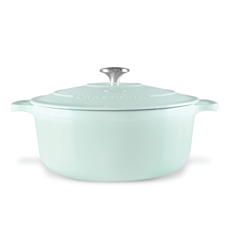 Chasseur Round Casserole 26cm / 5.0lt - Duck Egg Blue