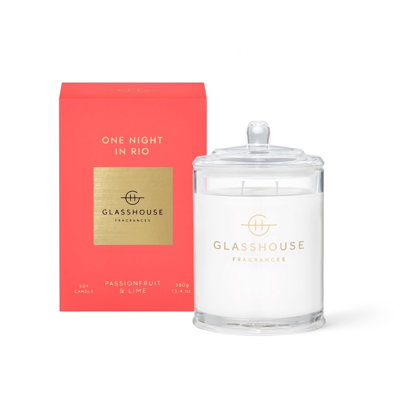 Glasshouse Candle 380g - One Night in Rio