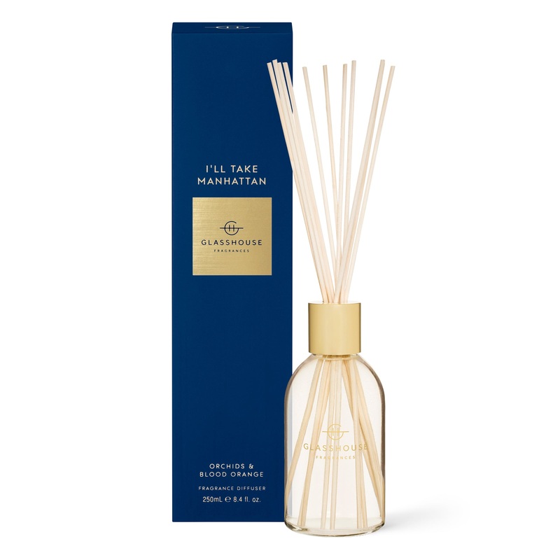 Glasshouse Diffuser 250ml - I'll Take Manhattan