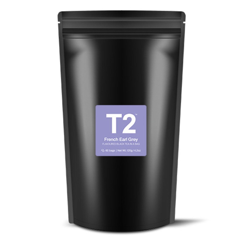 T2 Tea Bags Foil 60pk - French Earl Grey
