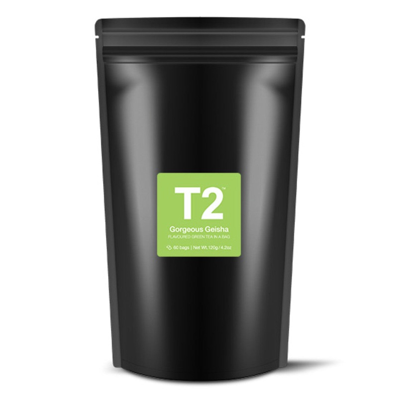 T2 Tea Bags Foil 60pk - Gorgeous Geisha