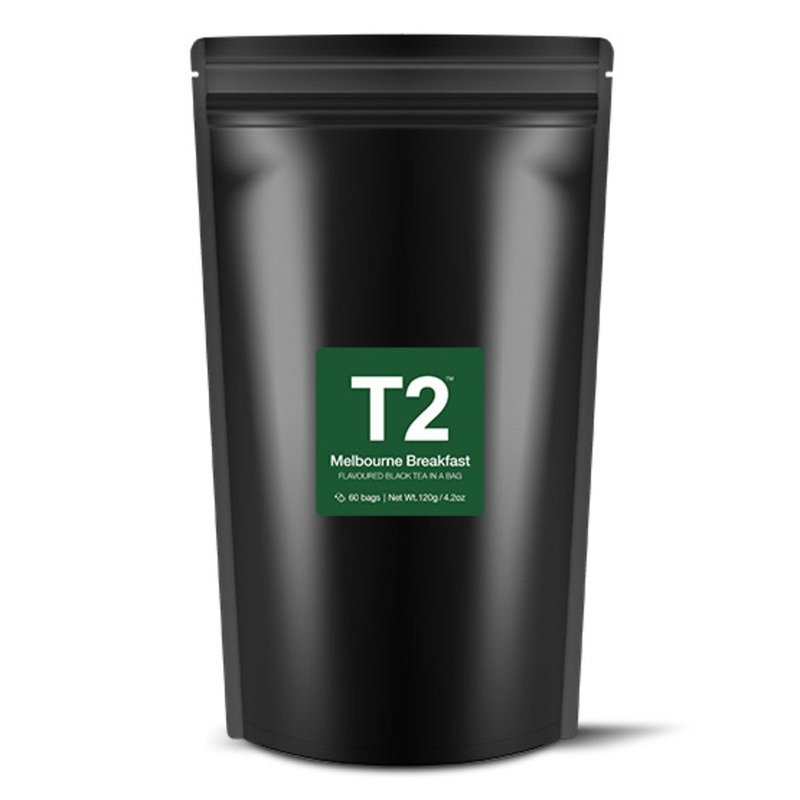 T2 Tea Bags Foil 60pk - Melbourne Breakfast