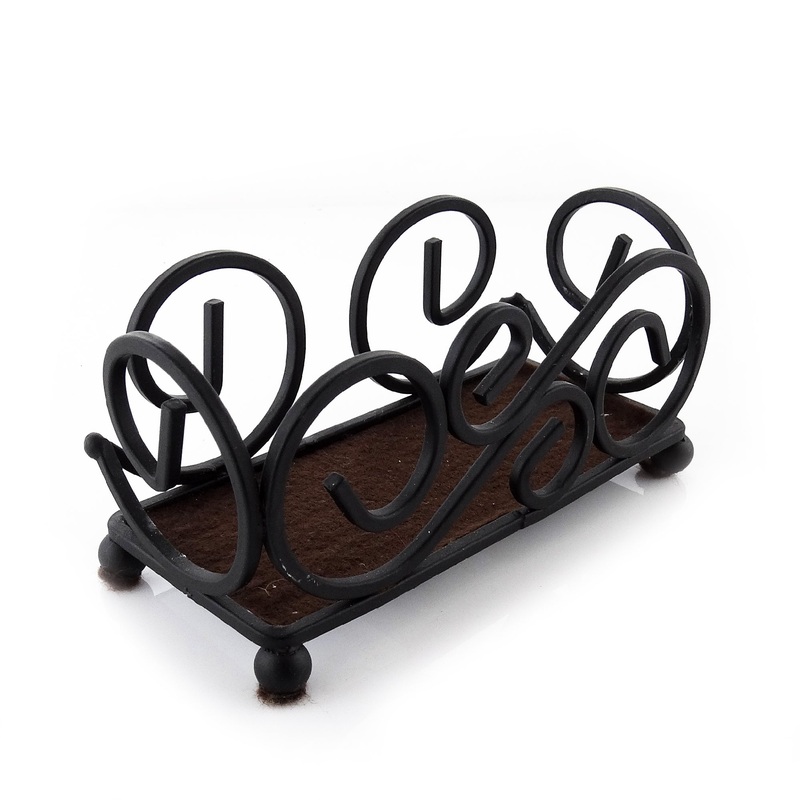 Thirstystone Scroll Coaster Holder - Black