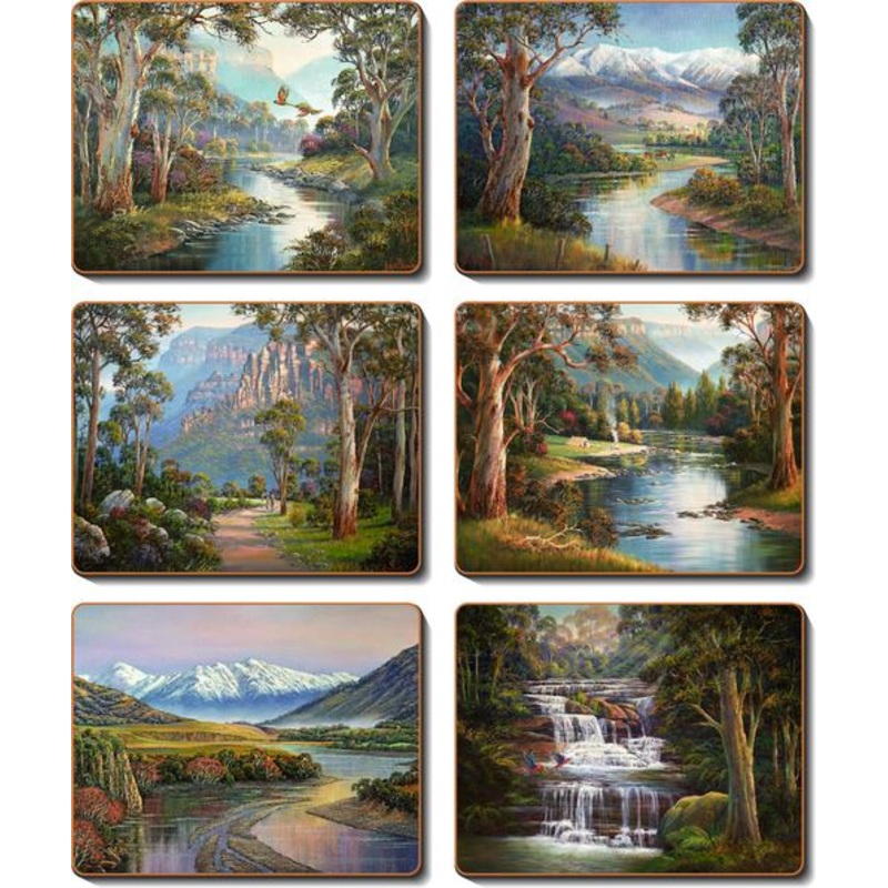 Cinnamon 'Away from it All' Placemats Set of 6
