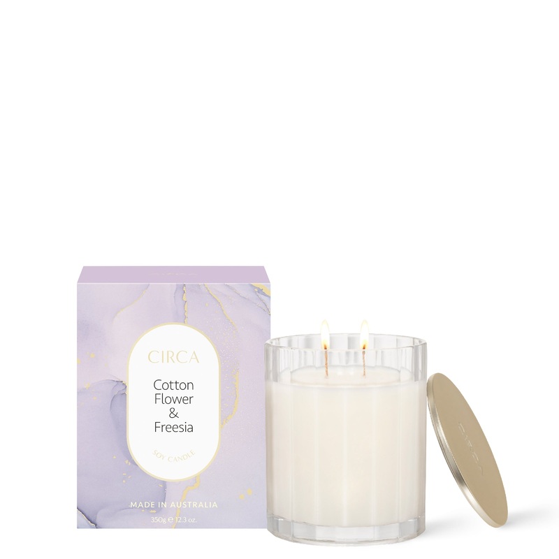 CIRCA Candle 350g - Cotton Flower & Freesia