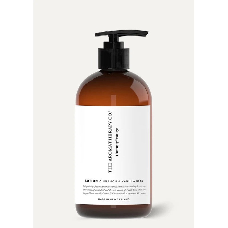 The Aromatherapy Co. Therapy Hand & Body Lotion 500ml - Cinnamon & Vanilla Bean