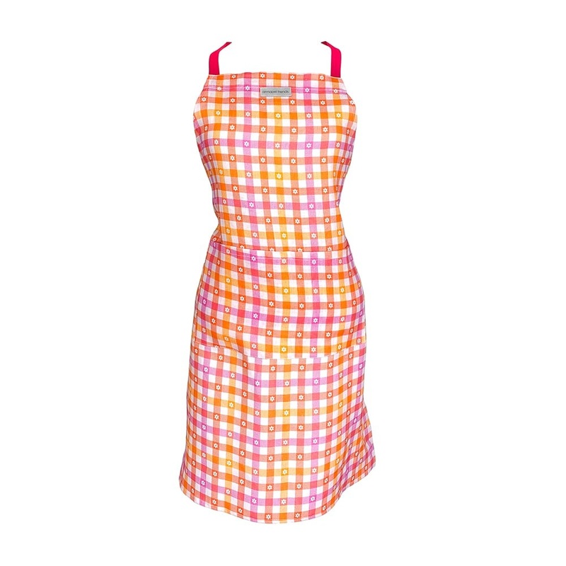 Annabel Apron - Linen - Daisy Gingham