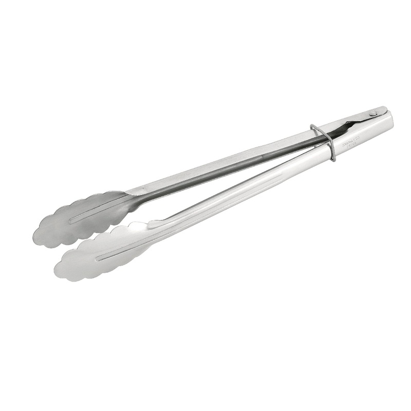 Avanti Professional Tongs With Lock - 30cm - Heavy Weight