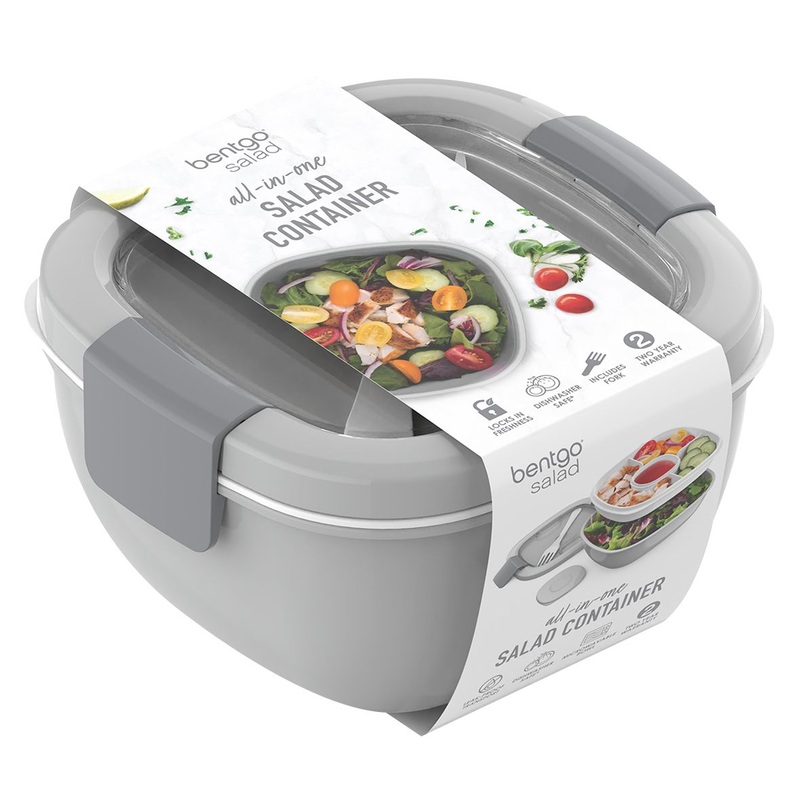 Bentgo All-In-One Salad Container - Grey