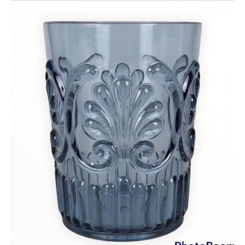 Flair Acrylic Scollop Tumbler - Blue