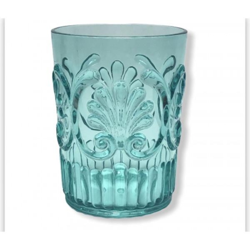 Flair Acrylic Scollop Tumbler - Sea Foam