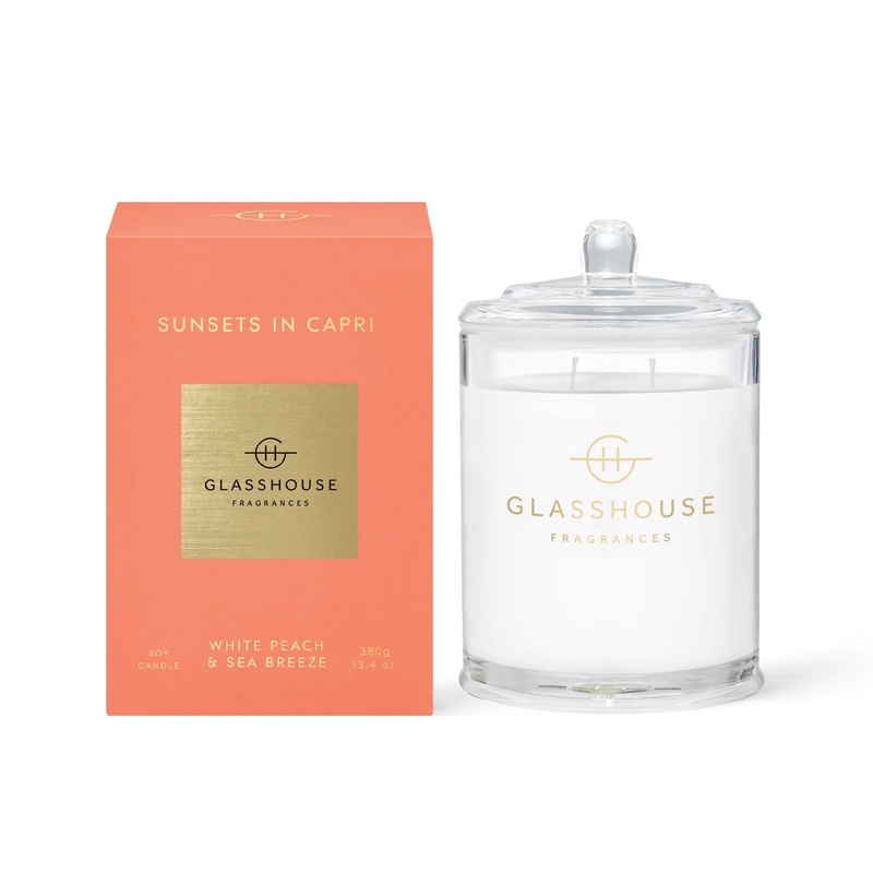 Glasshouse Candle 380g - Sunset in Capri