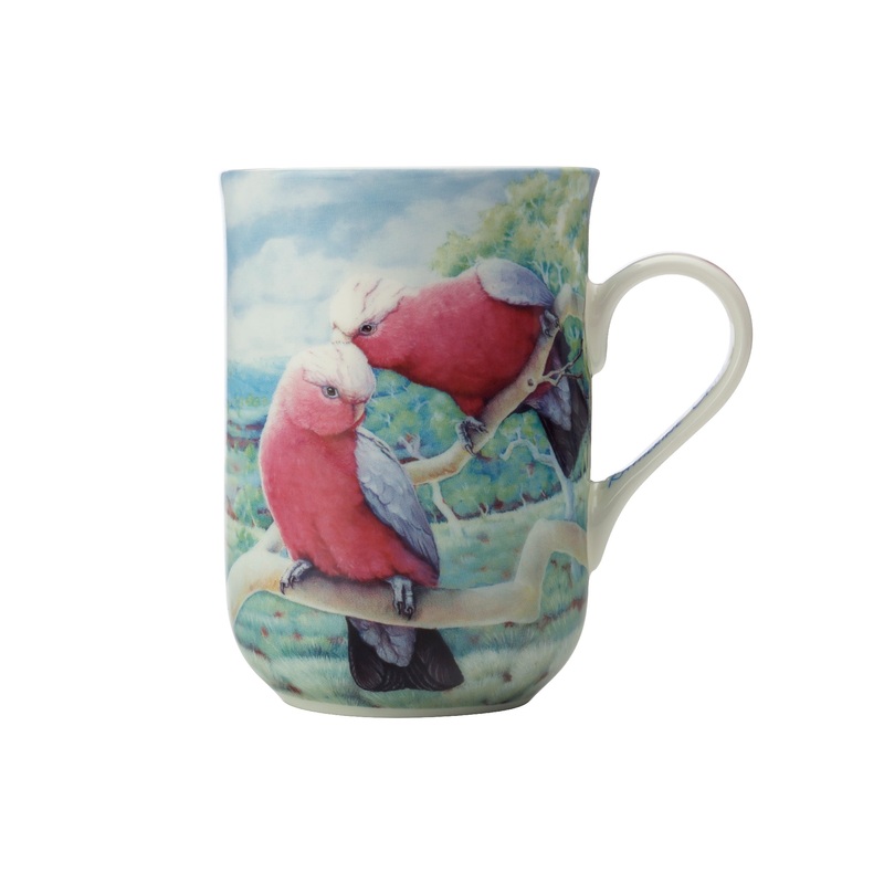 MW Birds of Australia KC 10yr Anniversary Mug 300ML Galah Gift Boxed