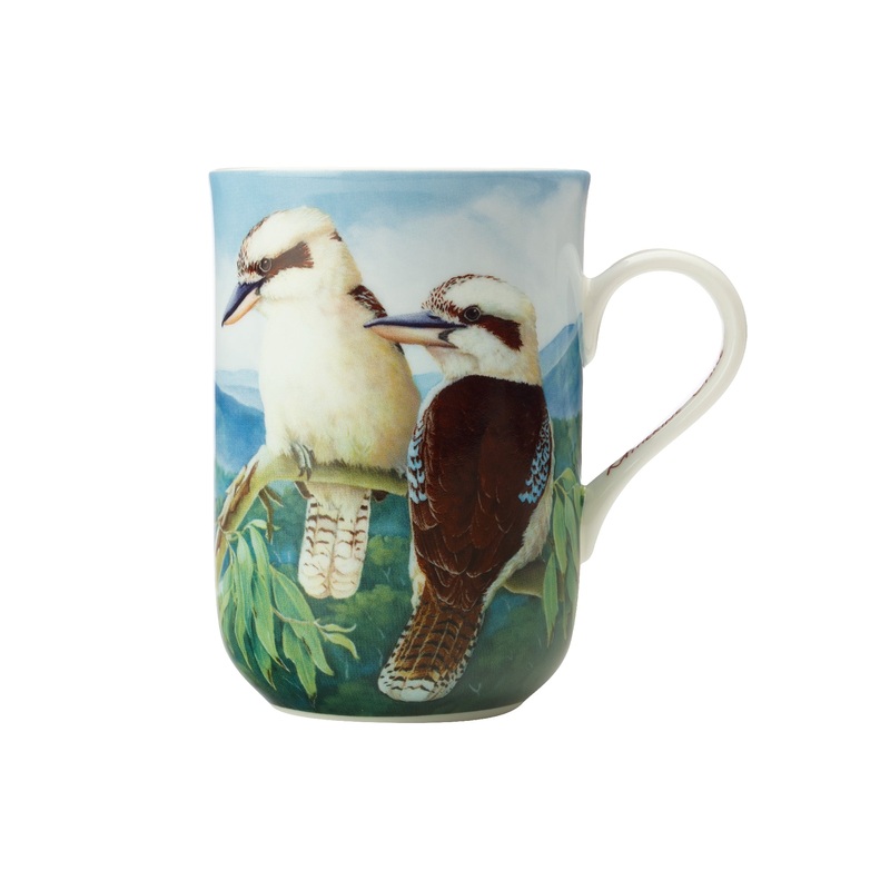 MW Birds of Australia KC 10yr Anniversary Mug 300ML Kookaburra Gift Boxed