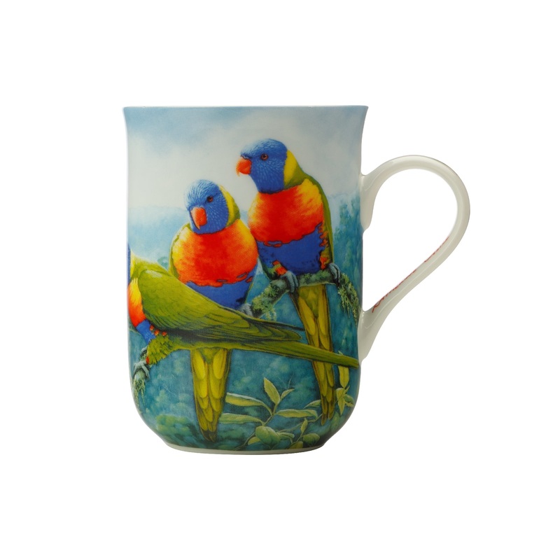 MW Birds of Australia KC 10yr Anniversary Mug 300ML Lorikeet