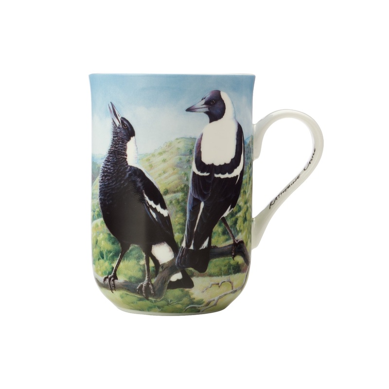 MW Birds of Australia KC 10yr Anniversary Mug 300ML Magpie Gift Boxed