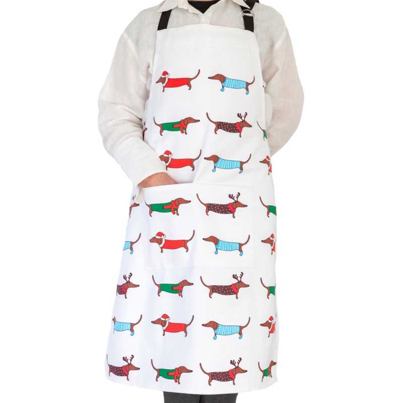 AG Apron - Xmas Dogs