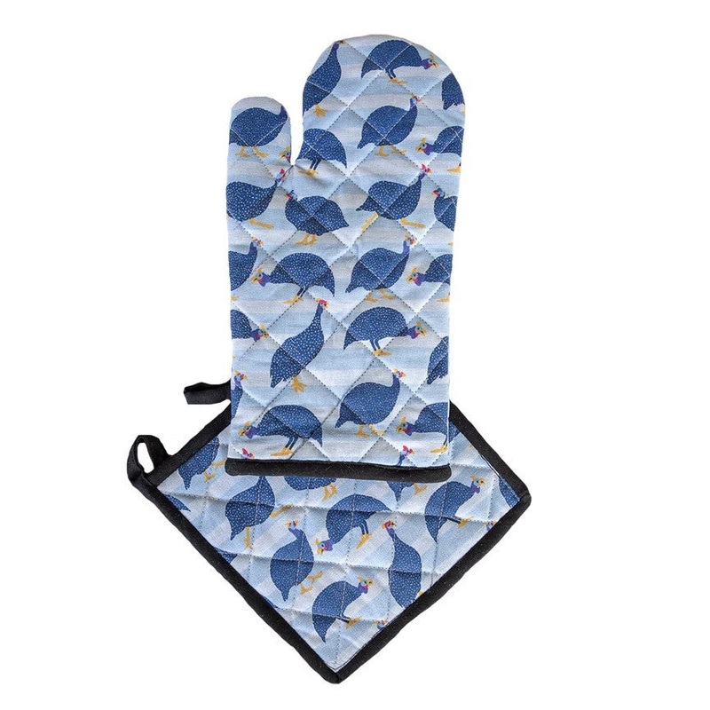 AG Oven Glove & Pot Holder - Guinea Fowl