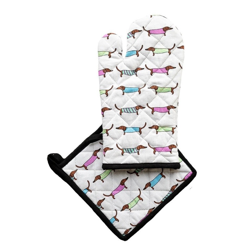 AG Oven Glove & Pot Holder - Sausage Dogs