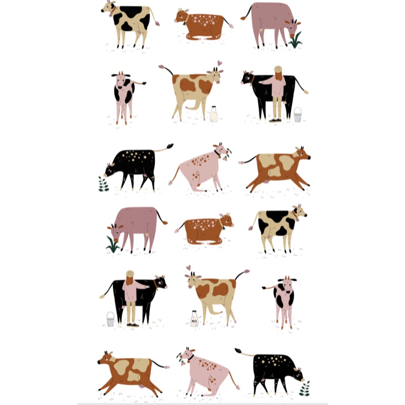 AG Tea Towel - Dairy Cow