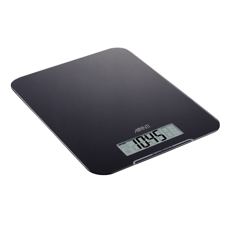 Avanti High Capacity Kitchen Scale - Black